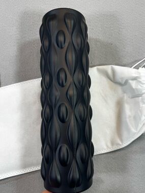 Black Vibrating Textured High Density Foam Roller